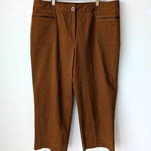 Mid rise straight leg cotton chinos by Acorn sz 16